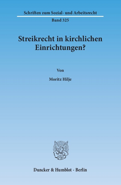 Streikrecht in kirchlichen Einrichtungen? - Moritz Hilje