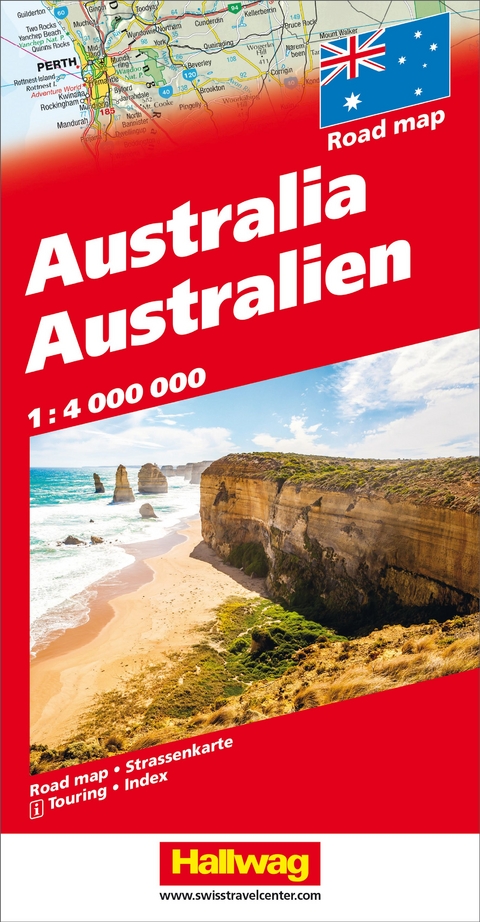 Hallwag Strassenkarte Australien 1:4 Mio.