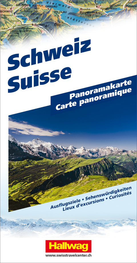 Schweiz Panoramakarte