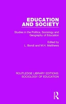 Education and Society - 