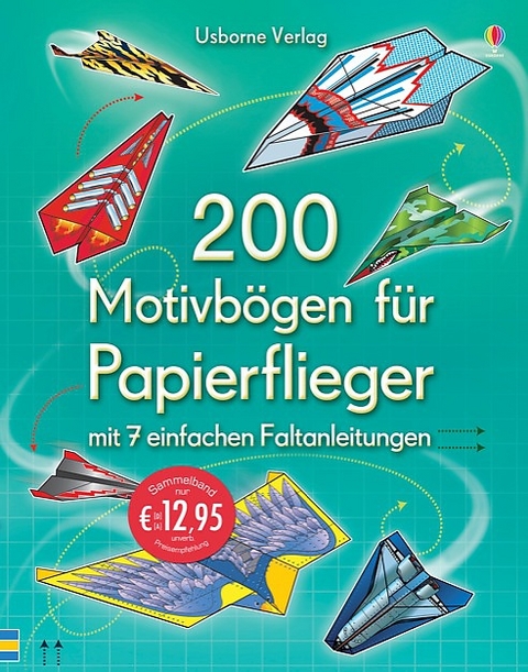 200 Motivbögen für Papierflieger