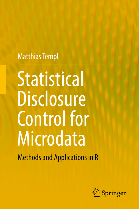 Statistical Disclosure Control for Microdata - Matthias Templ