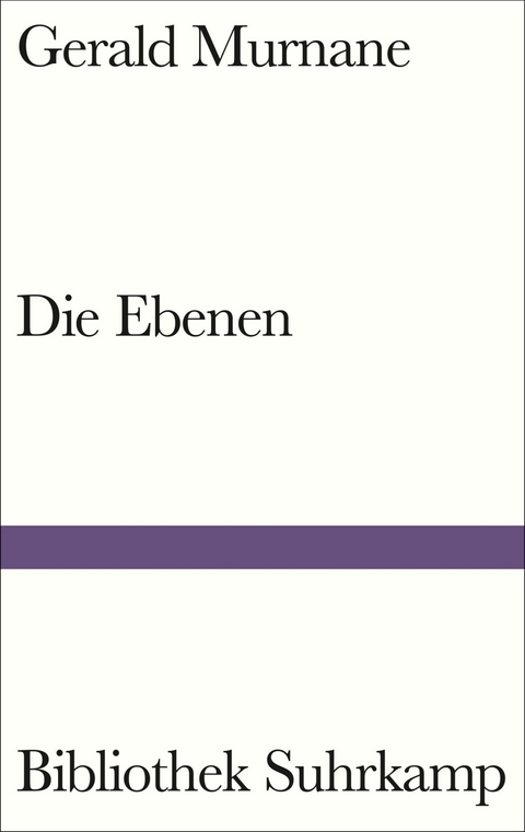 Die Ebenen - Gerald Murnane