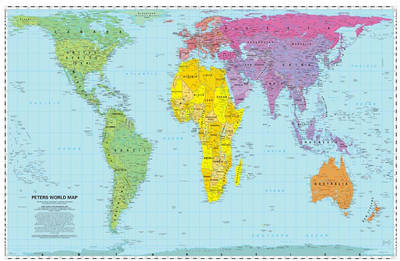 Peters World Map -  WorldView