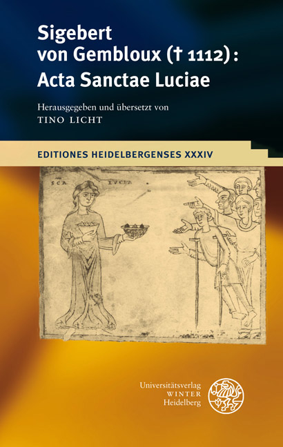 Sigebert von Gembloux († 1112): Acta Sanctae Luciae - 