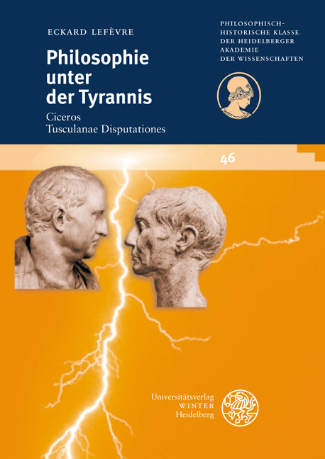 Philosophie unter der Tyrannis - Eckard Lefèvre