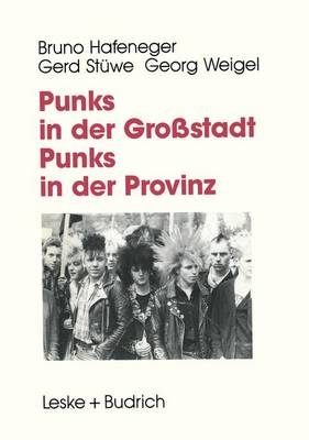 Punks in der Grossstadt - Punks in der Provinz - Bruno Hafeneger, Gerd Stüwe, Georg Weigel