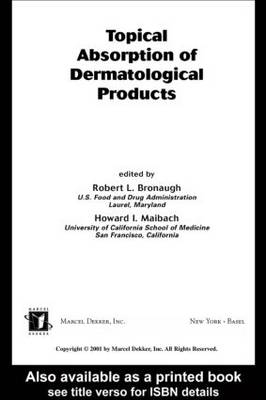 Topical Absorption of Dermatological Products - 