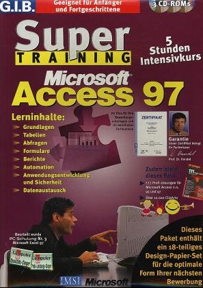 SuperTraining Microsoft Access 97, 3 CD-ROMs m. 3 Begleitheften