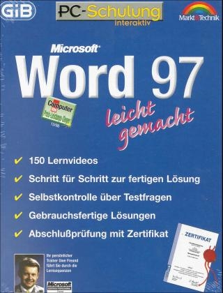 Microsoft Word 97 leichtgemacht, 2 CD-ROMs - Malte Borges, Jörg Schumacher