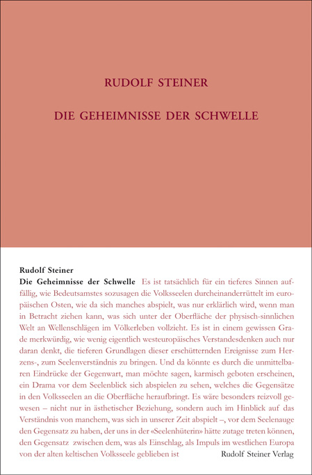 Die Geheimnisse der Schwelle - Rudolf Steiner