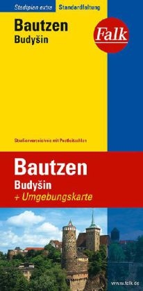 Falk Stadtplan Extra Standardfaltung Bautzen (Budysin) 1:17 000