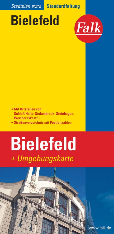 Falk Stadtplan Extra Bielefeld 1:20.000