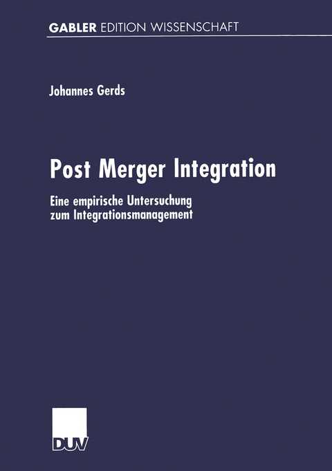 Post Merger Integration - Johannes Gerds