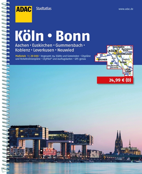 ADAC Stadtatlas Köln, Bonn 1:20.000