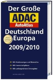 Der Große ADAC AutoAtlas Deutschland /Europa 2009 /2010