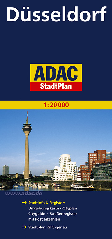 ADAC StadtPlan Düsseldorf 1:20 000