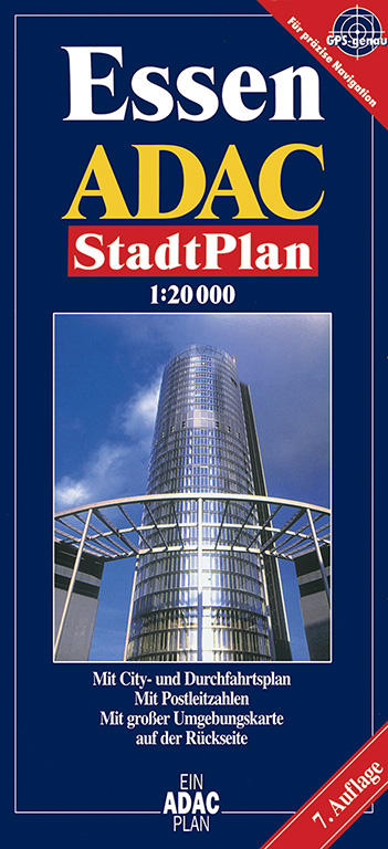 ADAC StadtPlan Essen 1:20 000