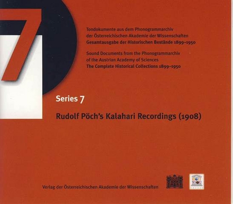 Series 7: Rudolf Pöch's Kalahari Recordings (1908) - 