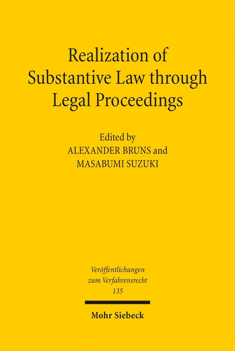 Realization of Substantive Law through Legal Proceedings - 