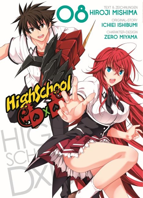 HighSchool DxD 08 - Hiroji Mishima, Ichiei Ishibumi, Zero Miyama