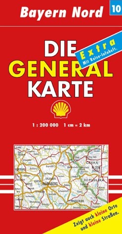 Generalkarte Deutschland Extra. 1:200000 / Bayern Nord