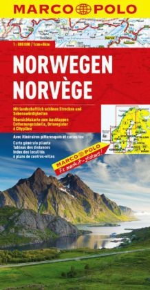 MARCO POLO Länderkarte Norwegen 1:800 000