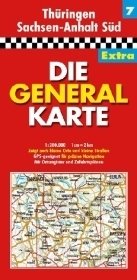 Generalkarte Deutschland Extra. 1:200000 / Thüringen /Sachsen-Anhalt Süd