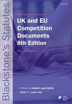 Blackstone's UK & EU Competition Documents - 