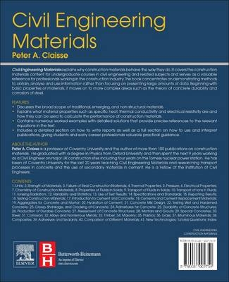 Civil Engineering Materials - Peter A. Claisse