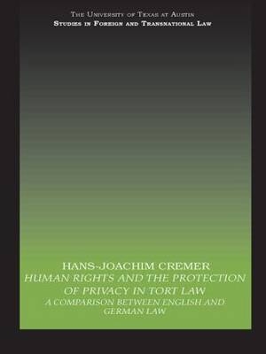 Human Rights and the Protection of Privacy in Tort Law - Hans-Joachim Cremer