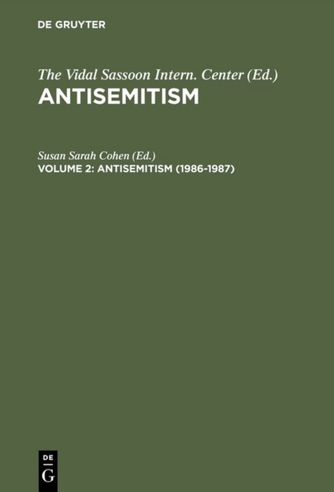 Antisemitism / 1986–1987 - 