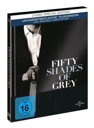 Fifty Shades of Grey - Geheimes Verlangen, 2 DVDs (Digibook; 2-Disc Special Edition)