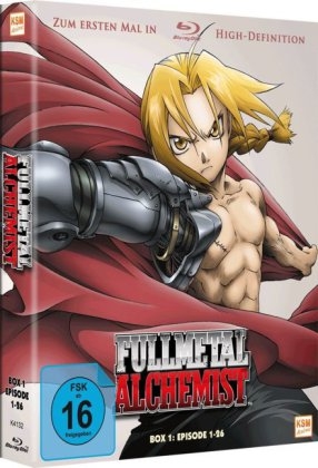 Fullmetal Alchemist. Box.1, 3 Blu-rays