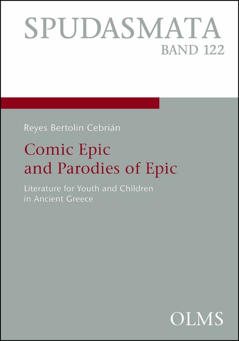 Comic Epic and Parodies of Epic - Reyes Bertolín Cebrián