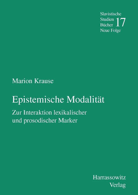 Epistemische Modalität - Marion Krause