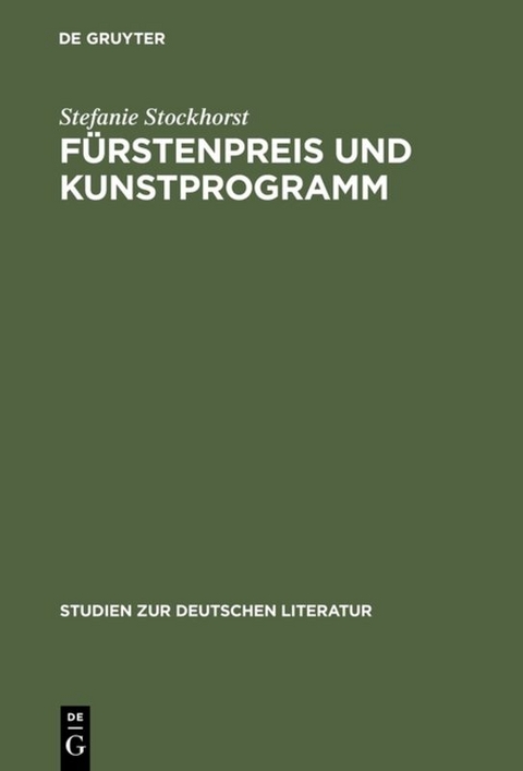 Fürstenpreis und Kunstprogramm - Stefanie Stockhorst