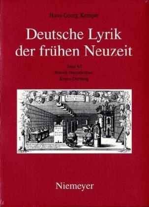 Hans-Georg Kemper: Deutsche Lyrik der frühen Neuzeit / Barock-Humanismus: Krisen-Dichtung - Hans-Georg Kemper