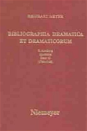 Reinhart Meyer: Bibliographia Dramatica et Dramaticorum. Einzelbände 1700-1800 / 1766-1768 - 