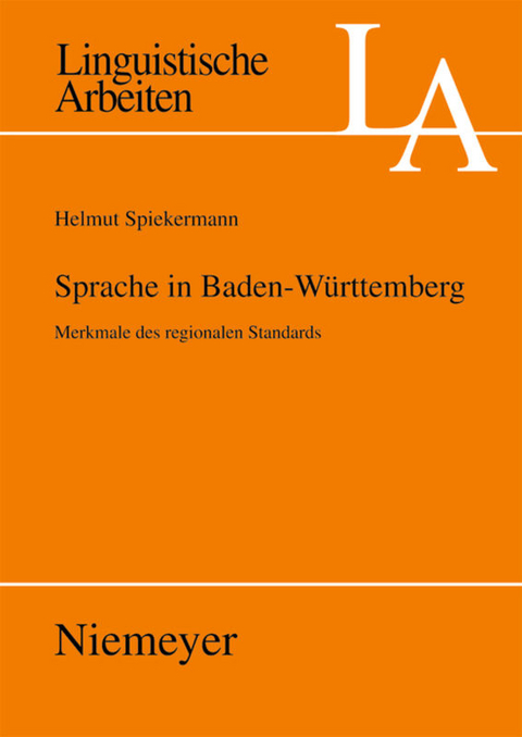 Sprache in Baden-Württemberg - Helmut Spiekermann