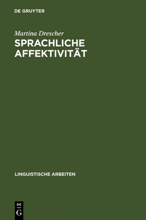 Sprachliche Affektivität - Martina Drescher