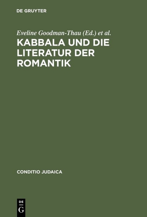 Kabbala und die Literatur der Romantik - 