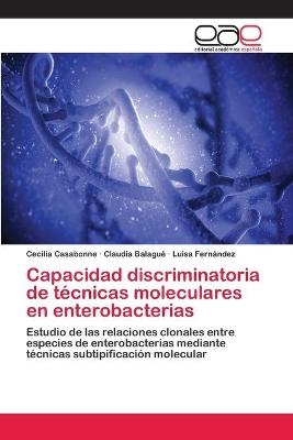 Capacidad discriminatoria de tÃ©cnicas moleculares en enterobacterias - Cecilia Casabonne, Claudia BalaguÃ©, Luisa FernÃ¡ndez