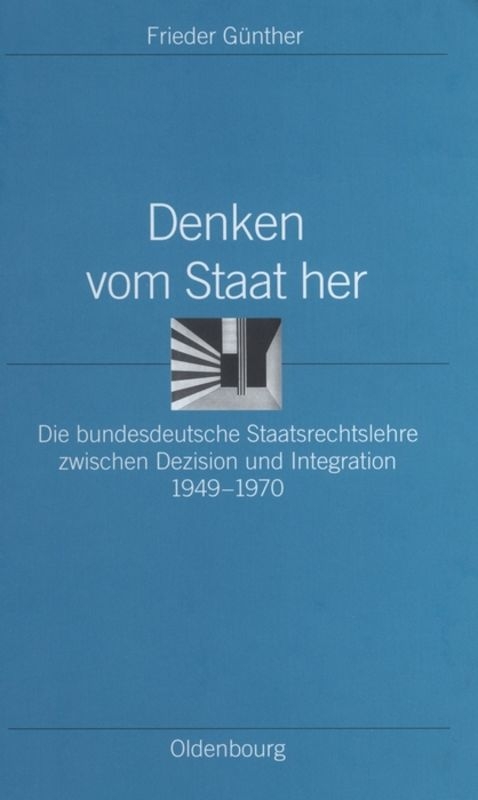 Denken vom Staat her - Frieder Günther