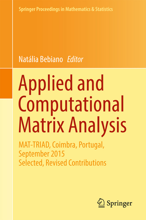 Applied and Computational Matrix Analysis - 