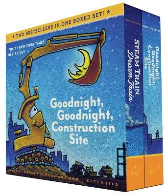 Goodnight, Goodnight, Construction Site and Steam Train, Dream Train Board Books Boxed Set - Sherri Duskey Rinker