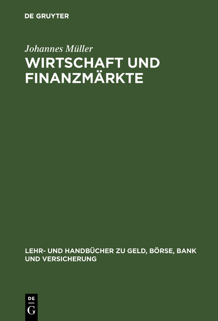 Wirtschaft und Finanzmärkte - Johannes Müller