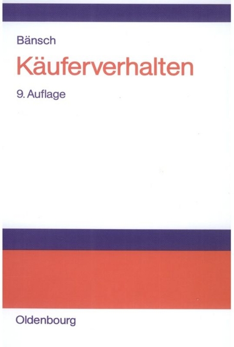 Käuferverhalten - Axel Bänsch