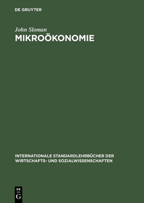 Mikroökonomie - John Sloman