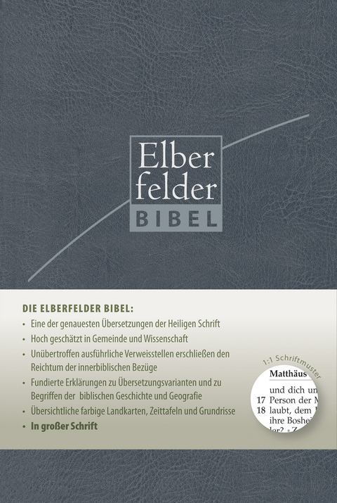 Elberfelder Bibel in großer Schrift